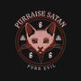 Purraise Satan-none matte poster-Thiago Correa