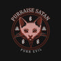 Purraise Satan-none glossy sticker-Thiago Correa