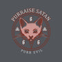 Purraise Satan-none glossy sticker-Thiago Correa