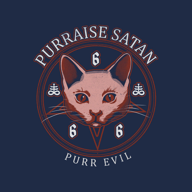 Purraise Satan-none stretched canvas-Thiago Correa