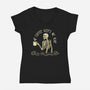 Coffee Keeps Me Alive-womens v-neck tee-Wookie Mike