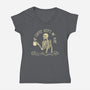 Coffee Keeps Me Alive-womens v-neck tee-Wookie Mike