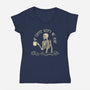 Coffee Keeps Me Alive-womens v-neck tee-Wookie Mike
