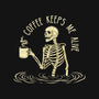 Coffee Keeps Me Alive-womens v-neck tee-Wookie Mike