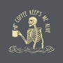 Coffee Keeps Me Alive-womens v-neck tee-Wookie Mike