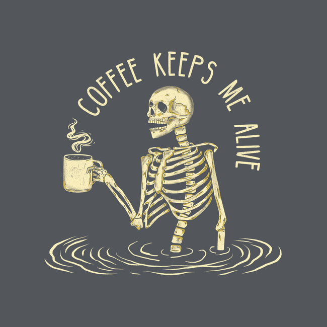 Coffee Keeps Me Alive-womens basic tee-Wookie Mike