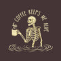 Coffee Keeps Me Alive-none adjustable tote-Wookie Mike