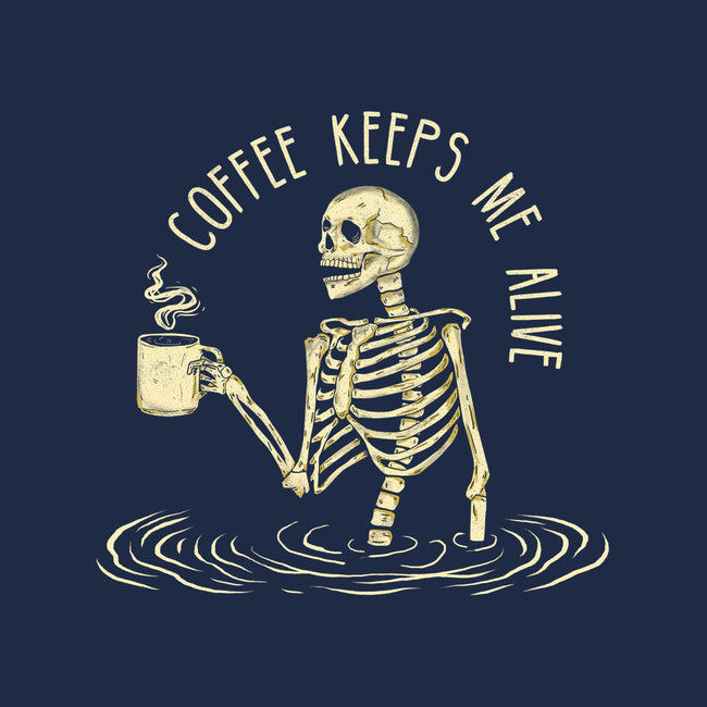 Coffee Keeps Me Alive-mens heavyweight tee-Wookie Mike