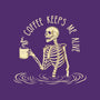 Coffee Keeps Me Alive-womens basic tee-Wookie Mike