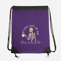 Coffee Keeps Me Alive-none drawstring bag-Wookie Mike