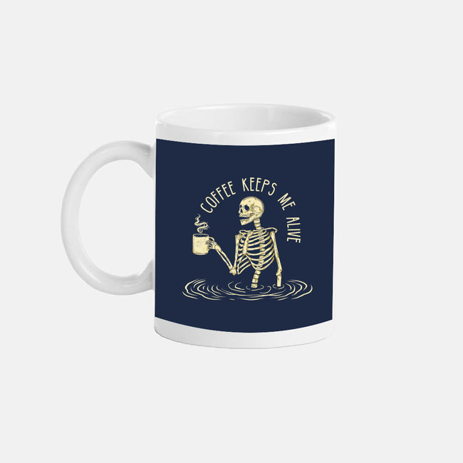 Coffee Keeps Me Alive-none glossy mug-Wookie Mike