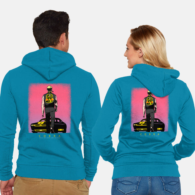 Cobra-unisex zip-up sweatshirt-MarianoSan