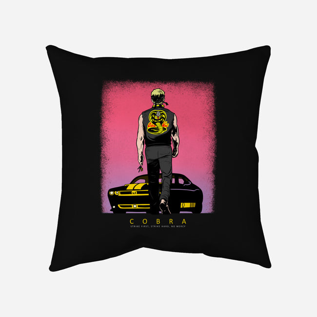 Cobra-none removable cover w insert throw pillow-MarianoSan