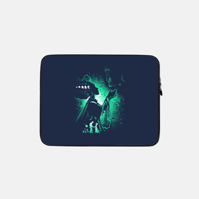Monster Bride-none zippered laptop sleeve-alemaglia