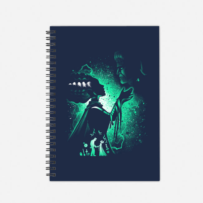 Monster Bride-none dot grid notebook-alemaglia