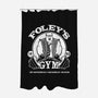 Foley's Gym-none polyester shower curtain-CoD Designs