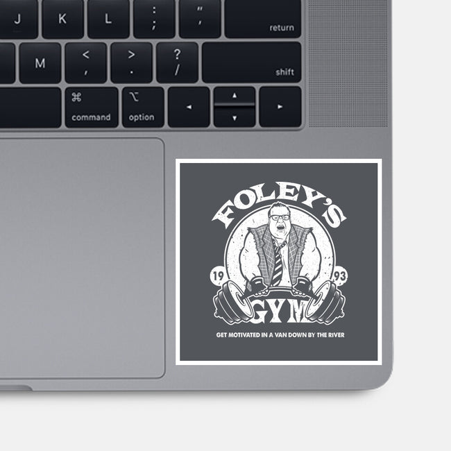 Foley's Gym-none glossy sticker-CoD Designs