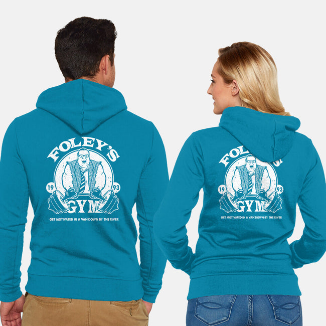 Foley's Gym-unisex zip-up sweatshirt-CoD Designs