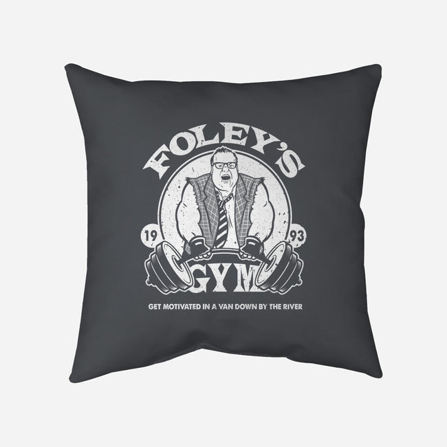 Foley's Gym-none removable cover w insert throw pillow-CoD Designs