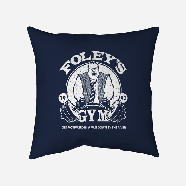 Foley's Gym-none removable cover w insert throw pillow-CoD Designs