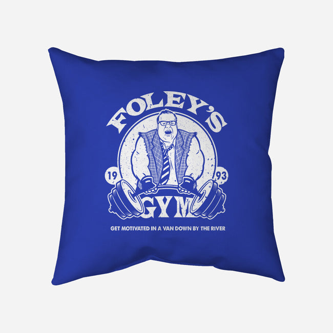 Foley's Gym-none removable cover w insert throw pillow-CoD Designs