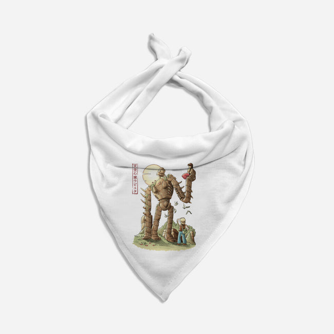 The Robot In The Sky-cat bandana pet collar-saqman