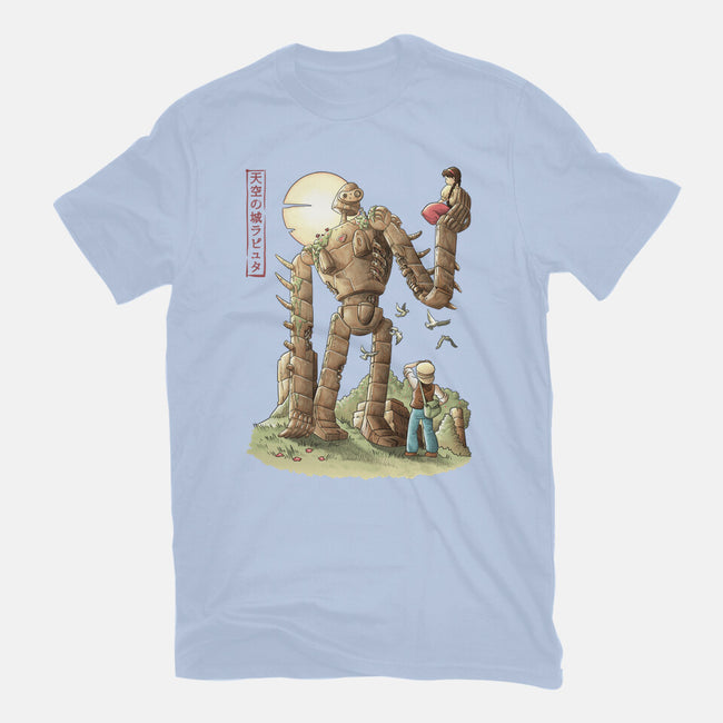 The Robot In The Sky-mens heavyweight tee-saqman