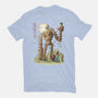 The Robot In The Sky-womens basic tee-saqman