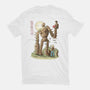The Robot In The Sky-womens basic tee-saqman