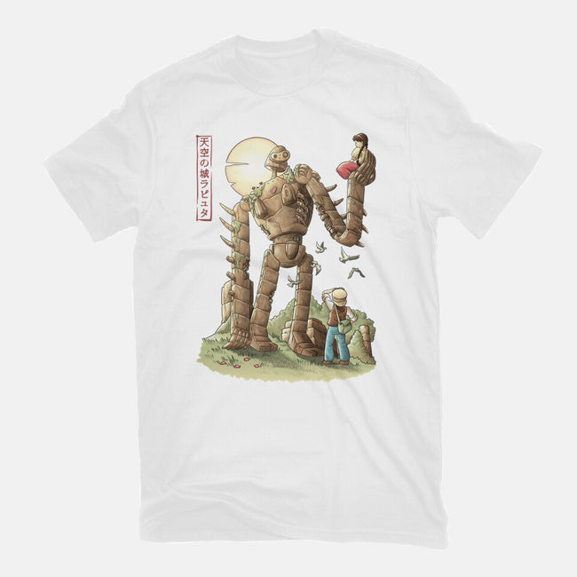 The Robot In The Sky-mens heavyweight tee-saqman