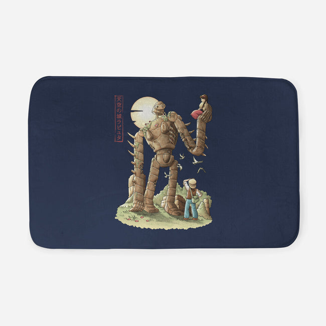 The Robot In The Sky-none memory foam bath mat-saqman