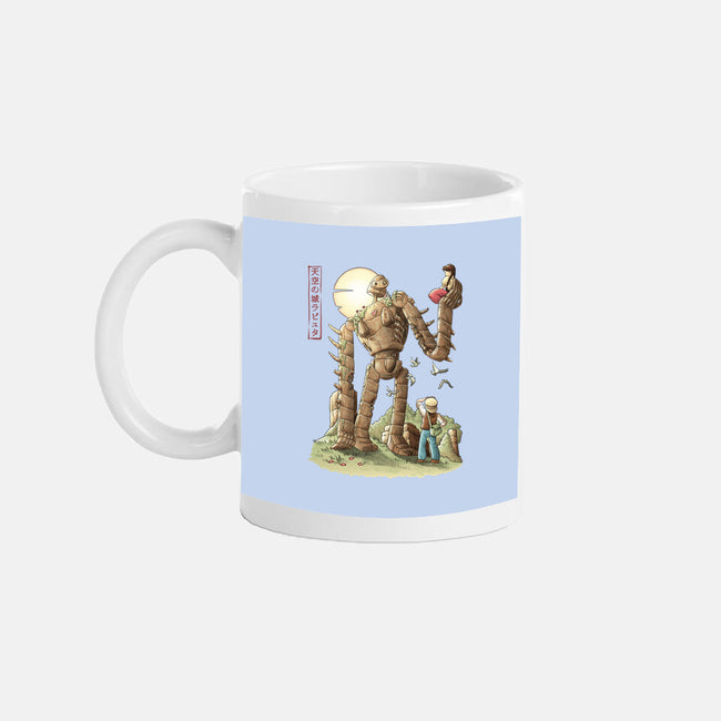 The Robot In The Sky-none glossy mug-saqman