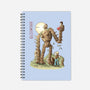 The Robot In The Sky-none dot grid notebook-saqman