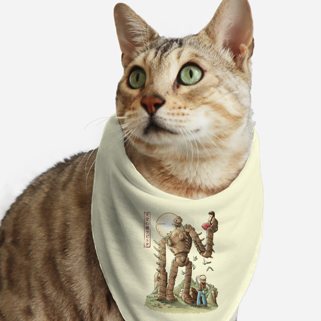 The Robot In The Sky-cat bandana pet collar-saqman