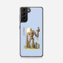 The Robot In The Sky-samsung snap phone case-saqman