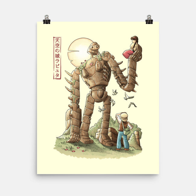 The Robot In The Sky-none matte poster-saqman