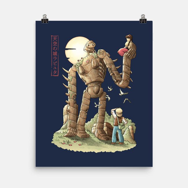The Robot In The Sky-none matte poster-saqman