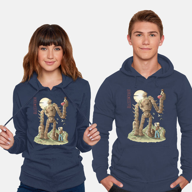 The Robot In The Sky-unisex pullover sweatshirt-saqman