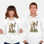 The Robot In The Sky-unisex pullover sweatshirt-saqman