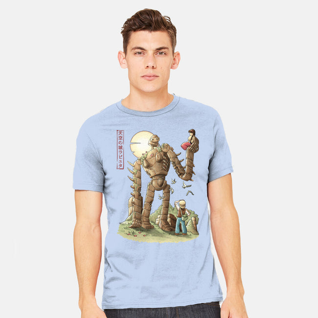 The Robot In The Sky-mens heavyweight tee-saqman