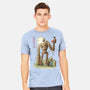 The Robot In The Sky-mens heavyweight tee-saqman