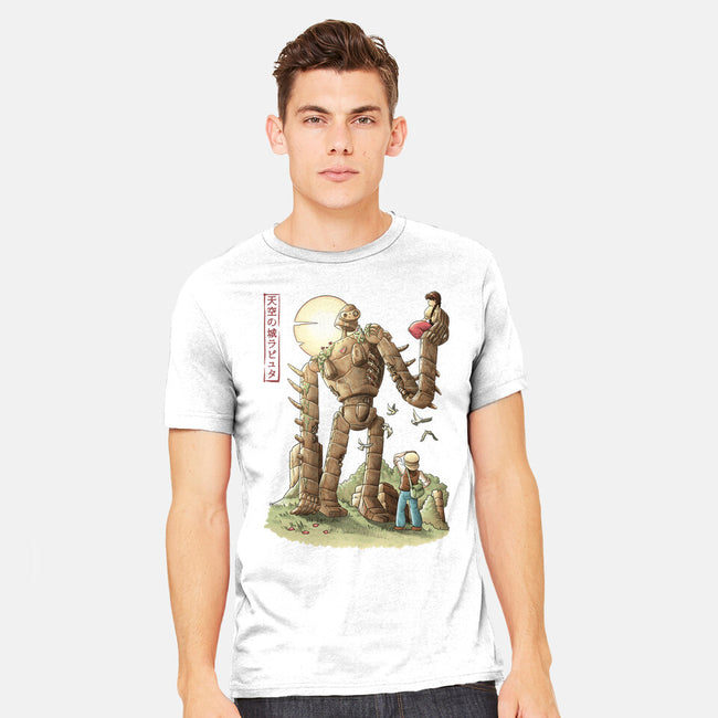 The Robot In The Sky-mens heavyweight tee-saqman