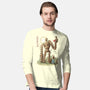 The Robot In The Sky-mens long sleeved tee-saqman