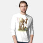 The Robot In The Sky-mens long sleeved tee-saqman