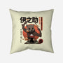 Beast Breathing-none removable cover throw pillow-hirolabs