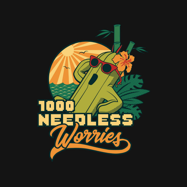 1000 Needless Worries-unisex zip-up sweatshirt-Sergester