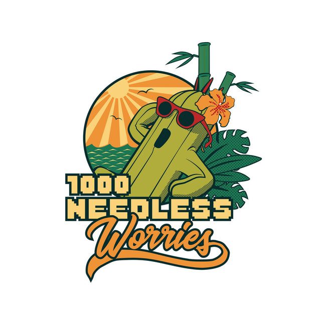 1000 Needless Worries-womens fitted tee-Sergester