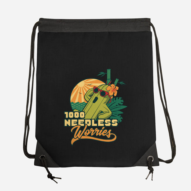 1000 Needless Worries-none drawstring bag-Sergester