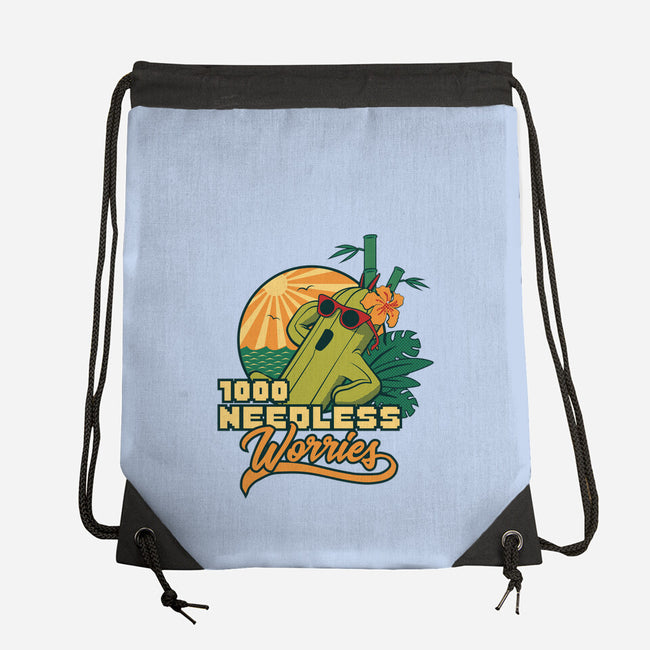 1000 Needless Worries-none drawstring bag-Sergester