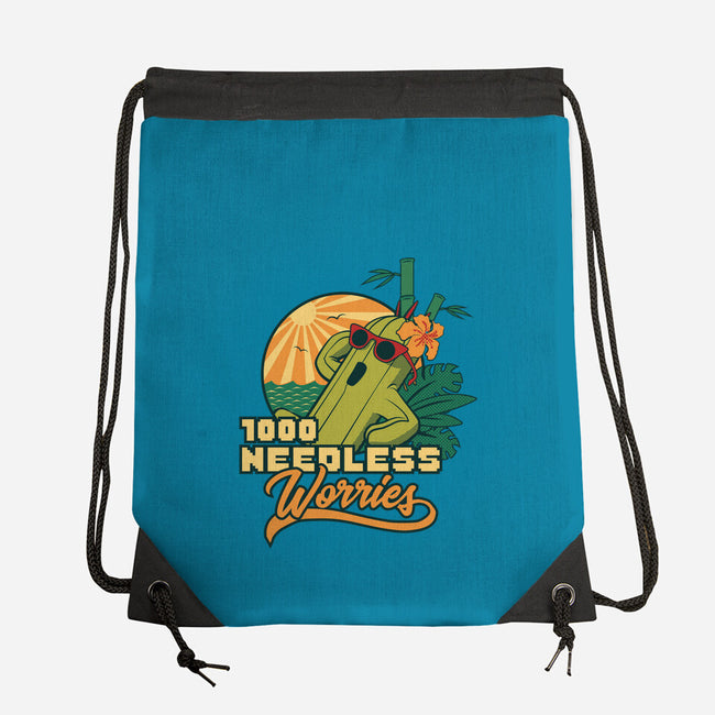 1000 Needless Worries-none drawstring bag-Sergester
